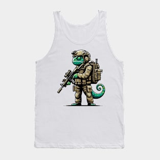 Tactical Cameleon Mastery Tee: Where Style Meets Stealth Tank Top